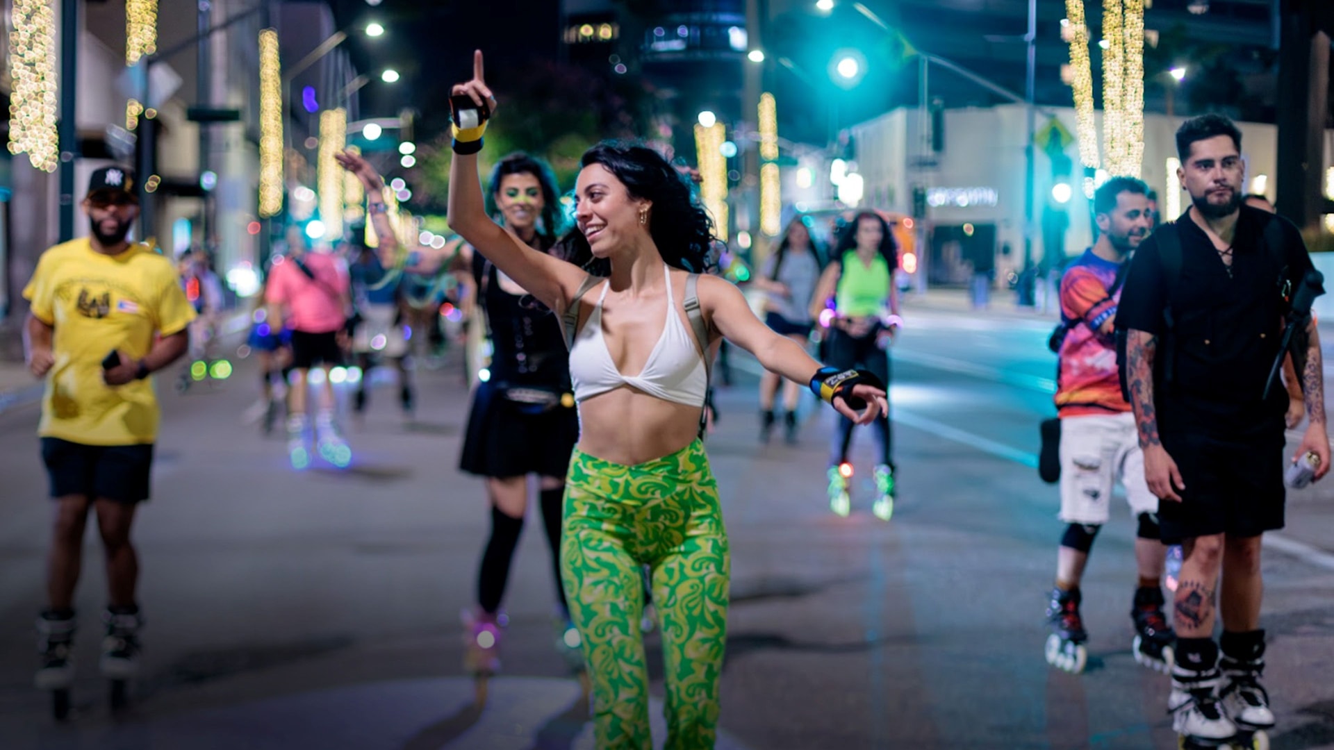 Skate Hunnies Party on Wheels at the Academy Museum